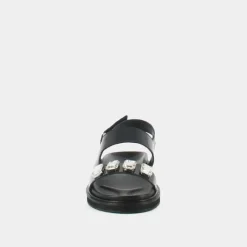 Sandales ouvertes et strass