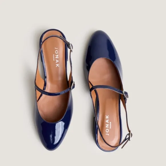 Slingbacks à bouts ronds