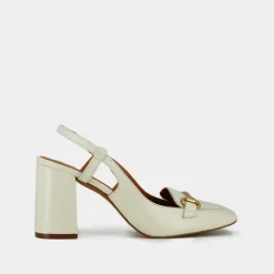 Slingbacks à mors dorés