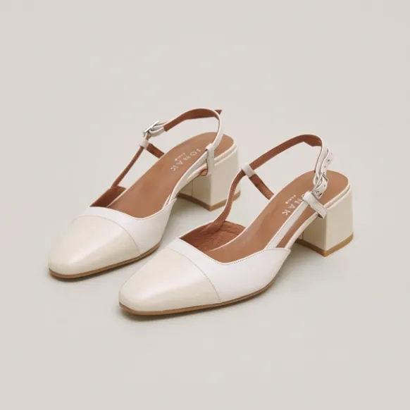 Slingbacks à petits talons