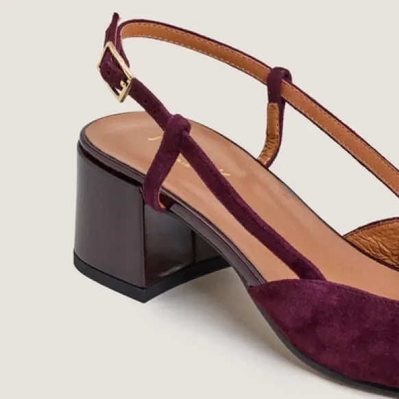 Slingbacks à petits talons